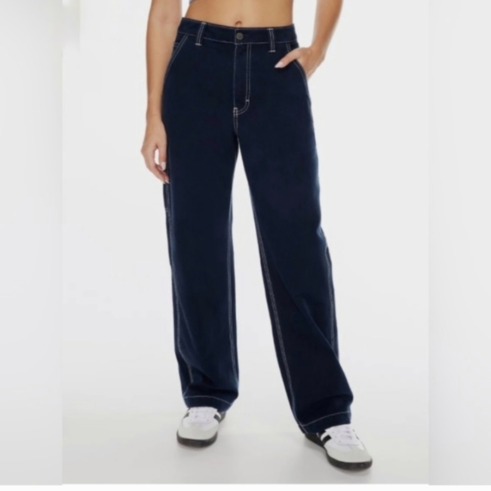 Aritzia TNA Greenwich Carpenter Pant High Rise Jeans 6